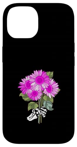 Pink Sunflowers My Last, My All Pink グラフィック スマホケース iPhone 14 用
