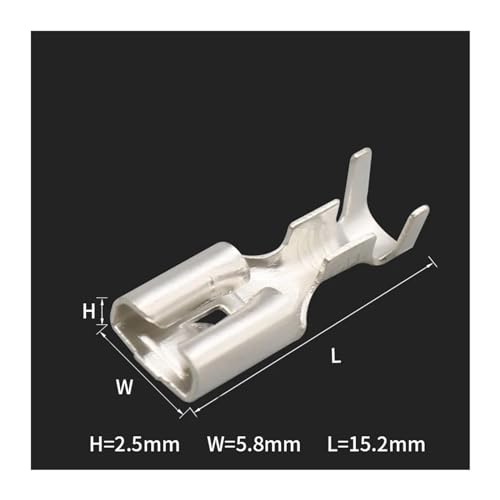 Terminales para cableado de coche DJ623-E4.8A contra fallos eléctricos, kit de 20 2
