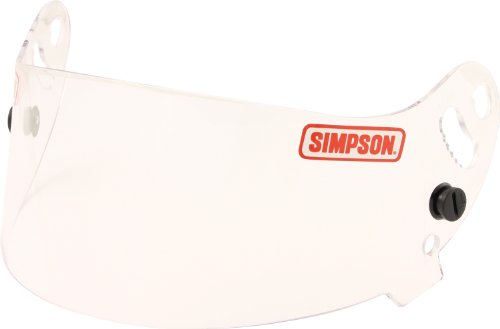 Simpson Racing 84300A Stingray Clear Shield for Devil Ray Helmet