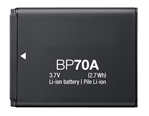 Amsahr BT-SAMBP70A-1CT Numérique Remplacement Caméra/Caméscope Batterie pour Samsung Bp-70A/Bp70A/Pl200/Pl80/Pl90/St100/St60/St70 Gris Cover