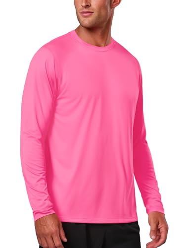 Zengjo Moisture Wicking Athletic Shirts for Men Long Sleeve Workout Running Gym Performance Tee UV/Sun Protection3