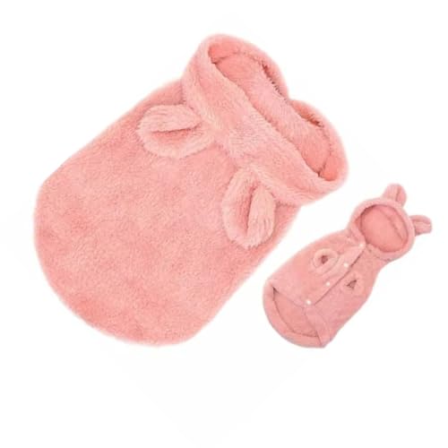 Disfraz de oso de peluche rosa para perro pequeño S miniatura 7