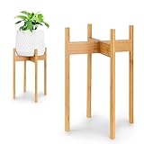 Fox & Fern Mid Century Tall Bamboo Stand