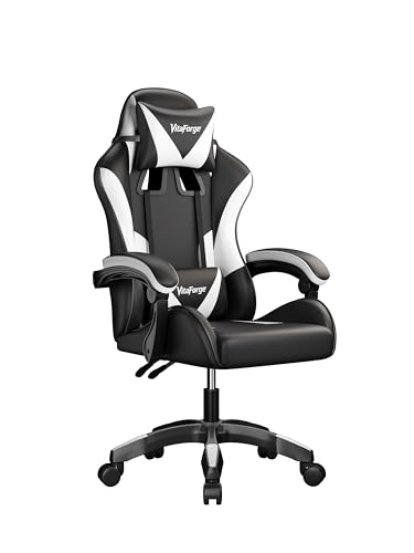 VitaForge Chaise de Bureau de Gaming avec Repose-Pieds