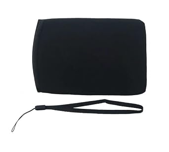 LRWDEFA Soft Cloth Protective Travel Carrying Storage Bag Pouch Case + Hand Wrist strap for 3DS XL LL / New 3DS XL