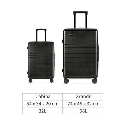 Maleta de mano ETERNITIVE con ruedas 360° y cierre TSA para proteger tu viaje 2