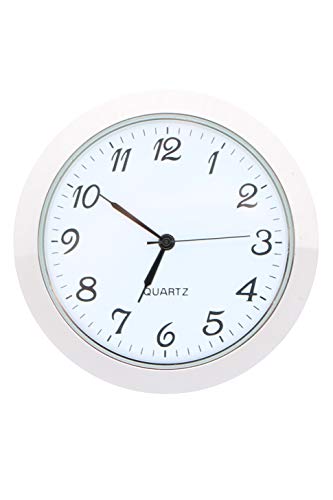 OKA CLOCK Einbauuhr Einsteckuhrwerk ARABISCH *Quarz Uhrwerk Japan* TOP Silber Ø 55 mm #8 (Silber) Cover