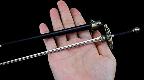 Vista 7 de Juego de Trono 16 Arya Stark Aguja Espada 16 8.3 in 8.27 pulgadas Modelo de Arma de Metal Estante Decoración Arte Figura Arte Colección Juguetes