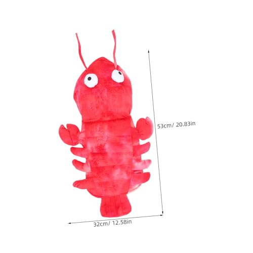 Disfraz de langosta para perro rojo talla S miniatura 2