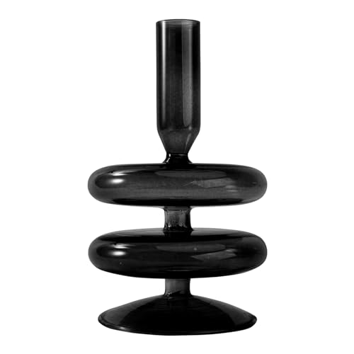 Glass Candle Holder Desktop Candlestick Dinner Candle Stand Fashion Candleholder Glass Candlestick Decorative Candleholder Light Luxury Candleholder Candle Stick Ornament