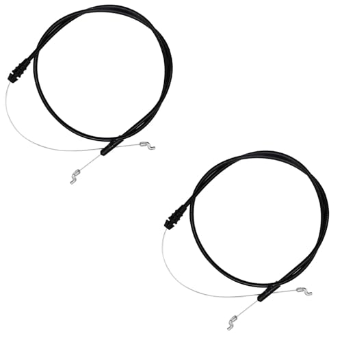 Brlyeeanze Paquete de 2 cables de control de zona 746-04661 para cortacésped MTD 946-04661 946-04661A 746-04661 746-04661A Troy Bilt 21-034 Deck Walk Behind