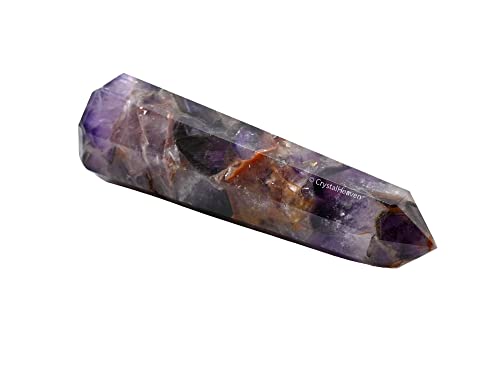 Image of Crystal Heaven Certified Amethyst Chevron Crystal Tower Obelisk Point For Chakra, Healing And Balancing - Aaa Grade Original Certified Gemstone Agate For Reiki Meditation Yoga Spiritual (3-4 Inches)