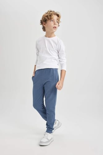 Short garçon DeFacto B7783A8 en toile denim souple bleu clair