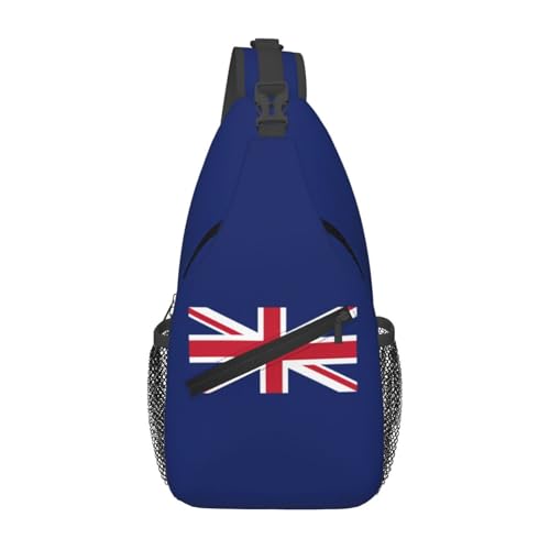 Sac à dos croisé homme Union Jack : légèreté et ergonomie de randonnée