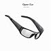 Wasserdicht BluetoothSonnenbrille, offenes Ohr Wireless Sonnenbrille mit polarisierten UV400 Schutz Sicherheit Objektive, UnisexDesign Headset für alle Smartphones, Black Frame Mirror Purple