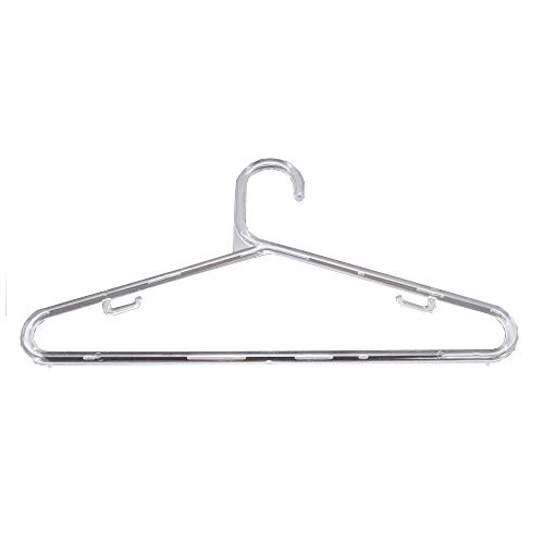 50 Cabides Acrílico 6,5mm Transparente Linha Profissional