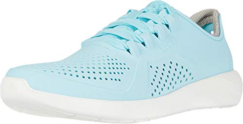 Crocs LiteRide Pacer Sneaker para Mujer | Zapatillas cómodas para Mujer, azul (Azul (Ice)), 34 EU