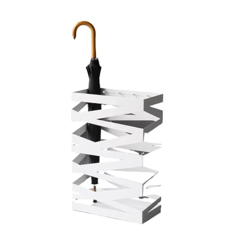 Porte-parapluie de bureau blanc support rangement parapluies balcon et salon moderne