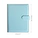 GMBYLBY PU A6Notebook Binder Refillable Paper 6 Rings Binders Loose Leaf Personal Planner Binder Cover with Magnetic Buckle Cash Envelope System