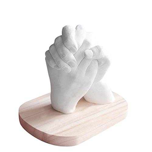 Fenghong DIY Hand Mould 3D Hand Mud Love Polvo Blanco Decorar Manos...