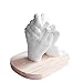 Fenghong DIY Hand Mould 3D Hand Mud Love Polvo Blanco Decorar Manos pies