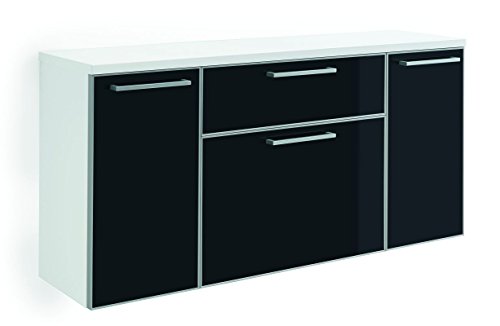 Voss-Möbel Hängeschuhschrank VENTINA | In Anthrazit | 121 x 62 x 31 cm - B01CNXKHD6 Voss-Möbel Hängeschuhschrank VENTINA | In Anthrazit | 121 x 62 x 31 cm