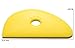 Mudtools Polymer Rib Yellow Size 3 Soft - Ceramics, Pottery, Clay - Y3