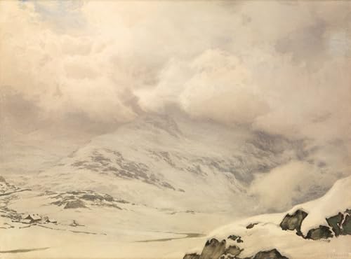 Tableaux paysage pour habiller un mur vide toile monde de neige