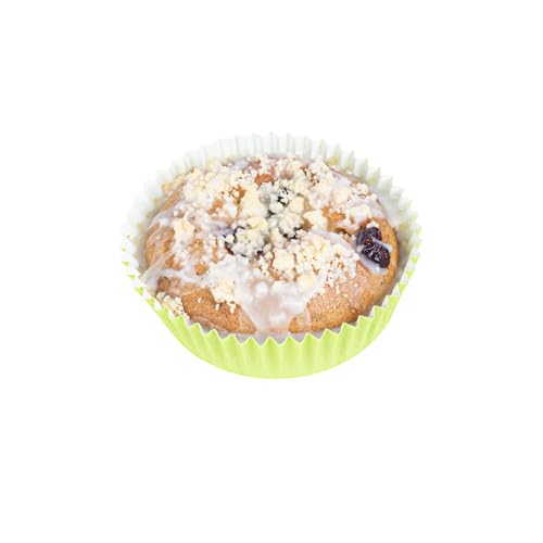 Restaurantware Cupcake Liners 200 Pack of 4 oz Paper Baking Cup Grease-Resistant Round Muffin Wrapper Ridged Freezer-Safe Paper Disposable Oven-Safe for Birthday Parties, Events