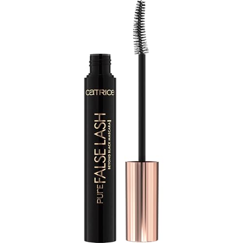 Catrice Pure False Lash Beyond Black Mascara, Nr. 010, Schwarz, langanhaltend, volumengebend, Falsche Wimpern-Effekt, vegan, ohne Mikroplastikpartikel, ohne Parfüm, ohne Alkohol, 1er Pack (10ml)