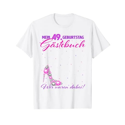 Divertido libro de visitas 49 años cumpleaños Camiseta