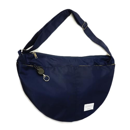 Image of Urban Wide Shoulder Bag, Hobo Sling Crossbody Bag Crescent for Women Durable Polyester Unisex, Lightweight