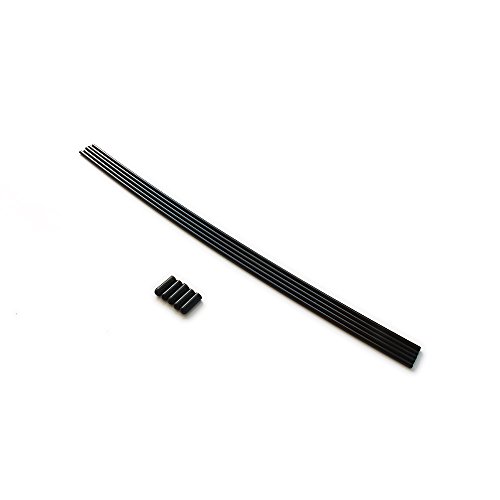 RCAWD Récepteur de Tube Antenne en Plastique Antenne W/Cap pour récepteurs 2.4GHZ 1/5 1/8 1/10 RC Hobby Model Pièces détachées pour Voiture 5Pcs(Noir)