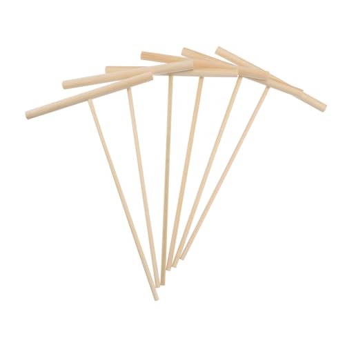 KICHOUSE 6Piezas Mini Rastrillos De Bambú para Artesanía Creativa Adornos De Mesa De Arena Hechos Mano Rastrillos Decorativos para Manualidades