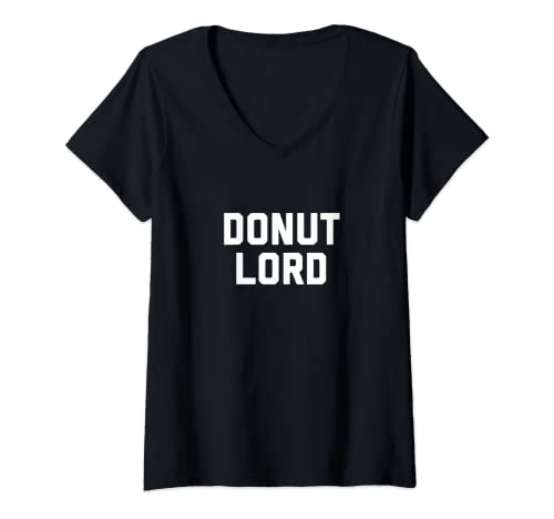 Damen Donut-Lord T-Shirt mit V-Ausschnitt Cover