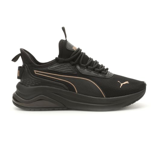 PUMA Puma Women's Amplifier, Puma Black-Puma Gold, 9