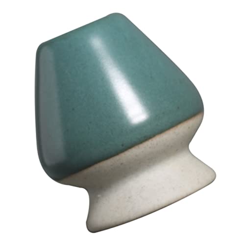 Matcha Whisk Holder Green for Tea Ceremony Japanese Ceramic