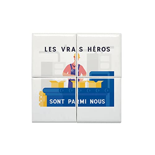 Carreaux Céramique Ouvrier Industrie : décorez votre atelier avec ce lot de 4 pièces