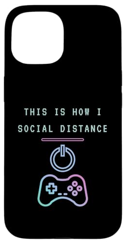 This Is How I Social Distance Funny Console Gamer Controller �X�}�z�P�[�X iPhone 15 �p