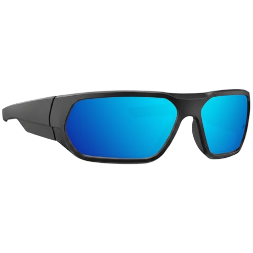 Image of MAXJULI XL Z87 Wrap Around Sports Sunglasses for Big Wide Heads Men TR90 Ultralight UV400 Protection Safety Glasses 8707
