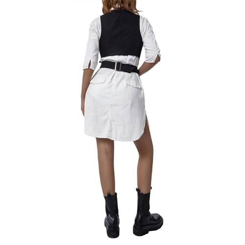 Women Dressy Suit Vest Sleeveless Button Down Versatile Waistcoat Vintage Racerback Tuxedo Suit Waistcoat Streetwear3