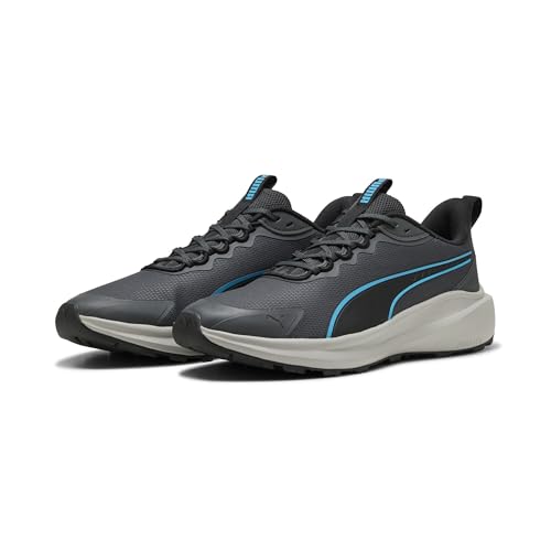 PUMA Unisex Skyrocket Lite Trail Straßen-Laufschuh, Dusky Gray Speed Blue, 42.5 EU