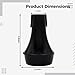 Tressify Trumpet Mute, Lightweight Practice Mute, Sound Dampening Abs Design, 3.8 X 2.4 In / 9.76 X 6.2 Cm, 1.1 In Mouthpiece, For Beginners & Pros