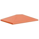 Chenshu Toldo de cenador, 310 g/m² 4x3 m Naranja