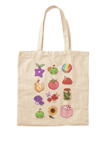 Sac fourre-tout Stardew Valley en toile robuste avec imprimé pixel