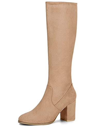 Bottes hautes kaki pour galber les jambes sans souffrir aux pieds