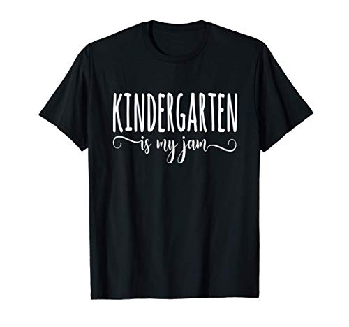 Kindergarten pre-k teacher squad is my jam funny cute t-shirt
