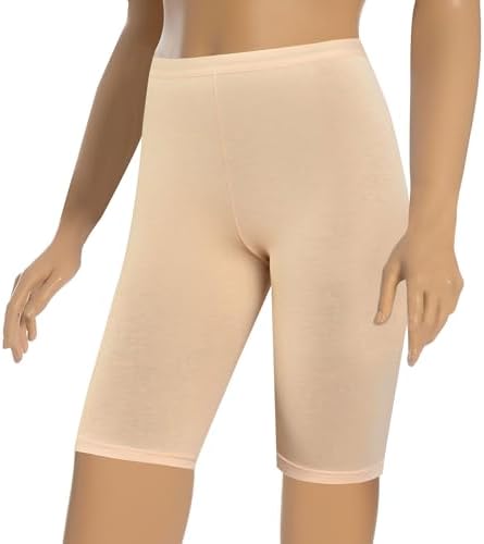 Öts Premium Kadın Kısa Tayt -%96 Pamuk,%4 Elastan, İnce Bel Lastikli, Nefes Alabilen, Diz Üstü Şık ve Rahat Tayt, Günlük ve Spor İçin Uygun - Siyah/Beyaz/Ten Rengi (TEN, X-Large) - Görsel 1