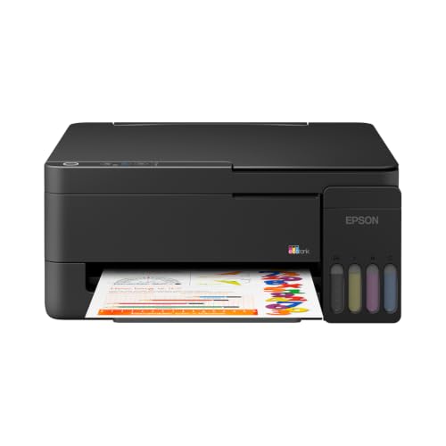 Image of Epson EcoTank L3310 (New Launch) InkTank A4 Colour Printer, Scanner, Copier for Home & Office, 5760x1440dpi Resolution, Low Printing Cost at just 9 Paise per Black Print and 33 Paise per Colour Print