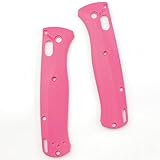 Aibote 1 par de balanzas de mango G10 de repuesto diseñadas para Benchmade Bugout 535 DIY mango de herramientas parche (rosa)